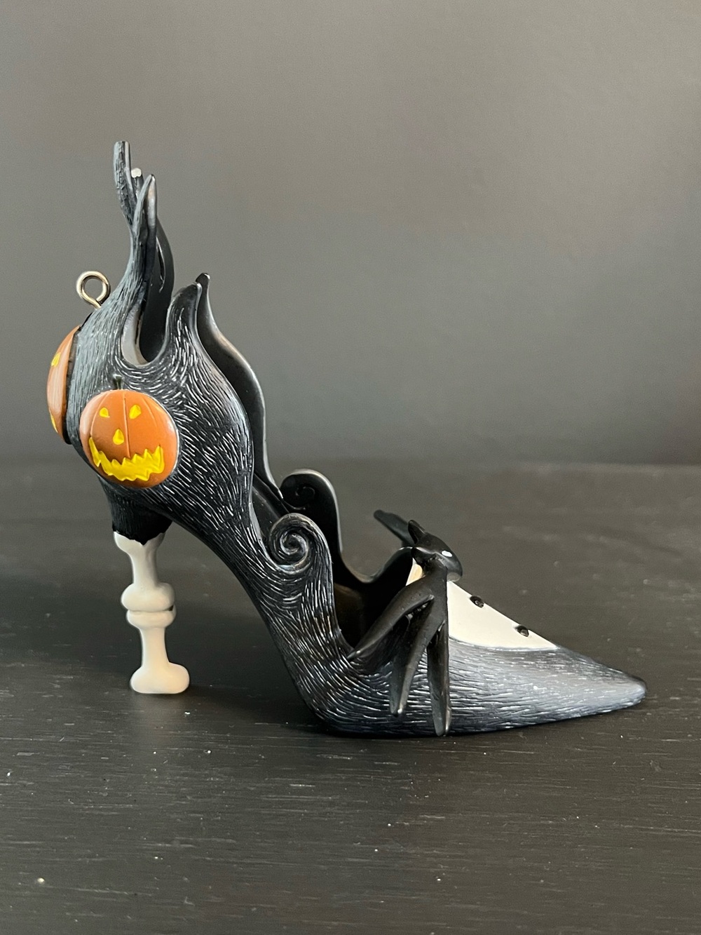 Disney Parks Runway Shoe Ornament Jack Skellington NWOT (Flawed)